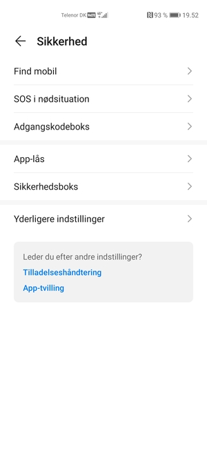 Vælg Yderligere indstillinger