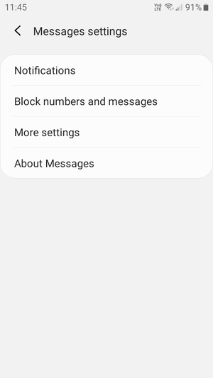 Select More settings