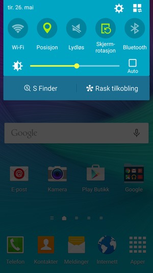 Slå av Posisjon