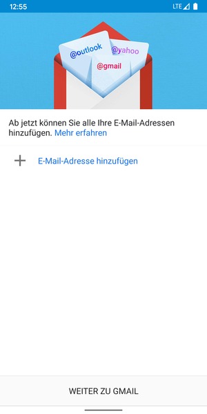 Wählen Sie E-Mail-Adresse hinzufügen