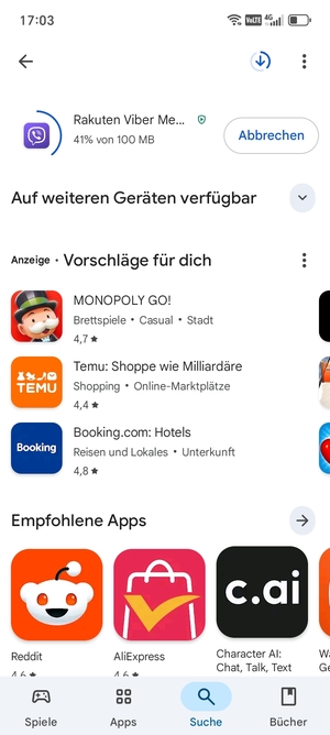 Warten Sie, bis der Installationsprozess  beendet ist