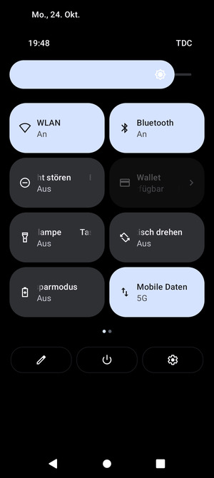 Schalten Sie WLAN und Bluetooth aus