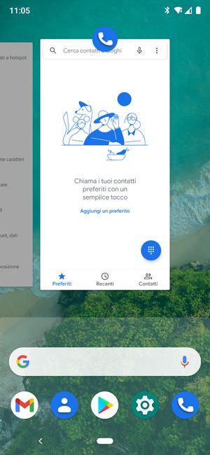 Scorri verso l'alto le app per chiuderle. Ciò ti farà risparmiare batteria.