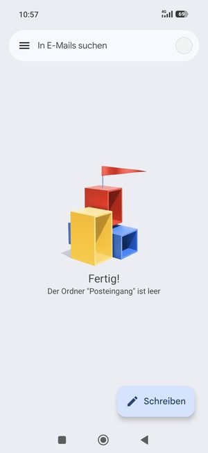 Ihr Gmail Konto ist einsatzbereit