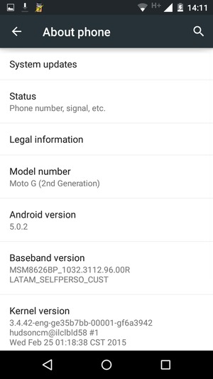 Select System updates
