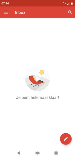 Uw Gmail is klaar voor gebruik