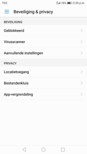 Selecteer Aanvullende instellingen