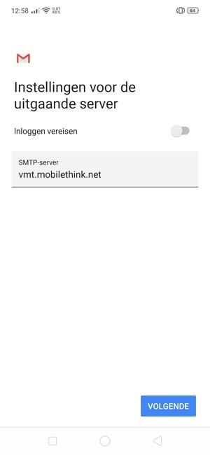 Schakel Inloggen vereisen uit en selecteer VOLGENDE