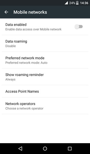 Select Access Point Names