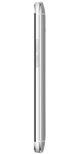 Zoek de volumeregelaar aan de zijkant van de telefoon. Druk op de onderzijde van de volumeregelaar om het volume aan te passen.