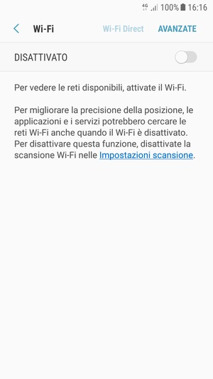 Attiva Wi-Fi