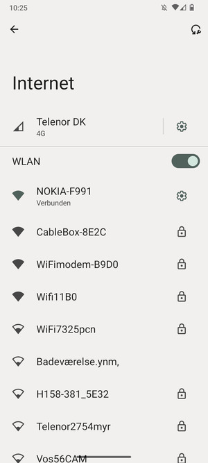 Sie sind nun mit dem WLAN-Netzwerk verbunden