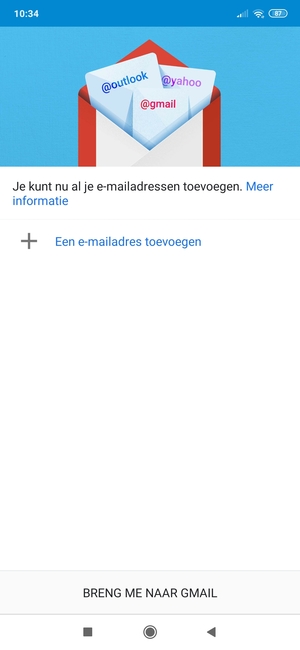 Selecteer Een e-mailadres toevoegen