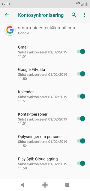 Vælg Menu-knappen