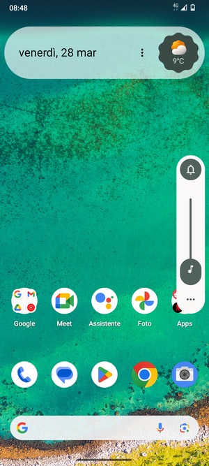 Per modificare le impostazioni dell'audio, seleziona Suono