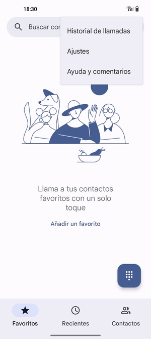Seleccione Ajustes