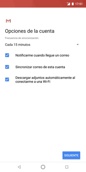 Seleccione SIGUIENTE