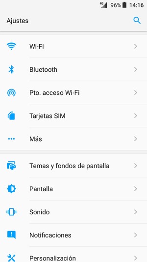 Seleccione Wi-Fi