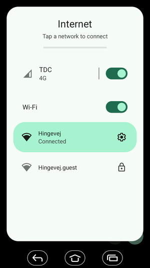 Turn off Wi-Fi