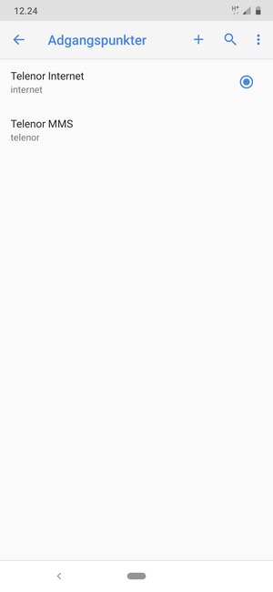 Din telefon er nu sat op til MMS