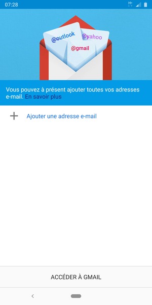 Sélectionnez Ajouter une adresse e-mail
