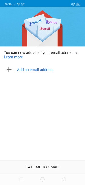 Select Add an email address