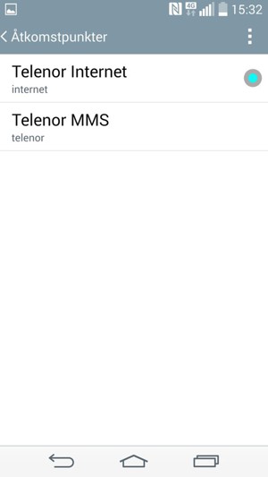 Tryck på Meny-knappen