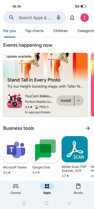 Select the Search bar