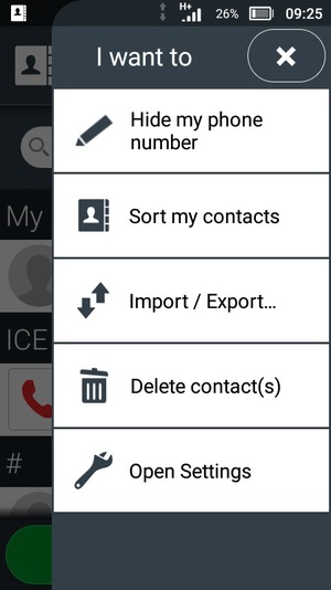 Select Import / Export...