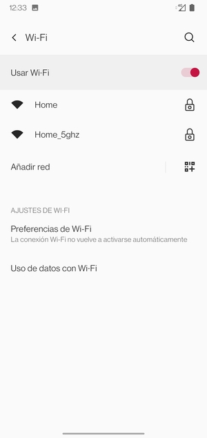 Seleccione la red inalámbrica a la que desea conectarse