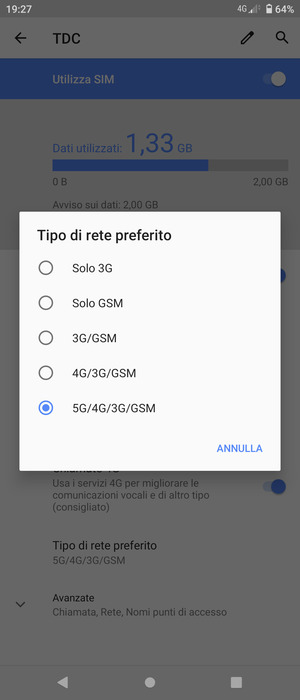 Seleziona la tua opzione preferita