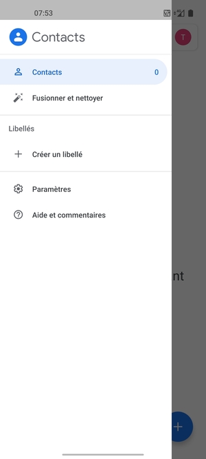 Sélectionnez Paramètres