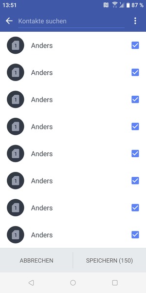 Wählen Sie SPEICHERN