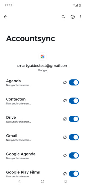 Uw contactpersonen van Google worden nu gesynchroniseerd met uw telefoon