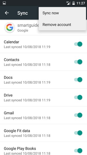 Select Sync now