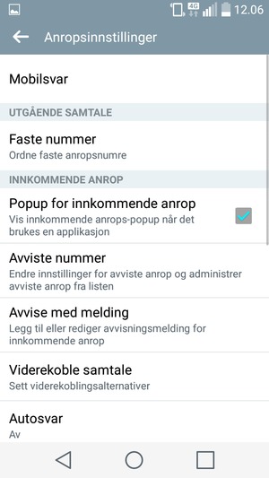 Velg Mobilsvar