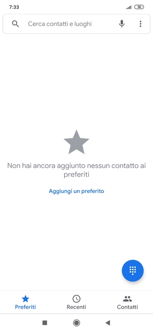 Seleziona Tastiera