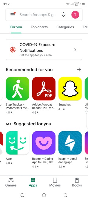 Select the Search bar
