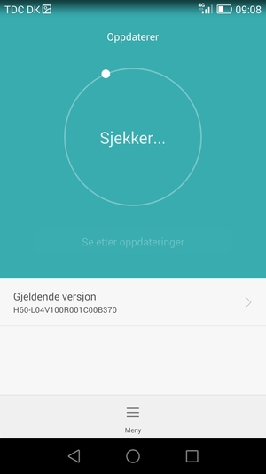Vent til søket til ferdig