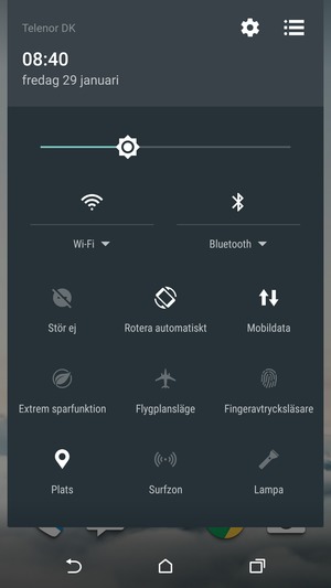 Stäng av Wi-Fi och Bluetooth
