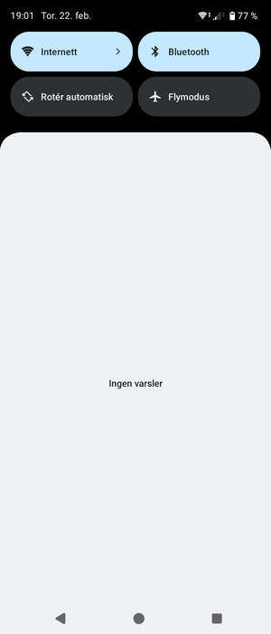 Dra ned toppmenyen igjen