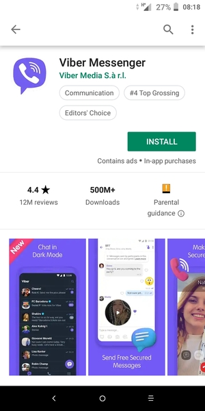 Select INSTALL