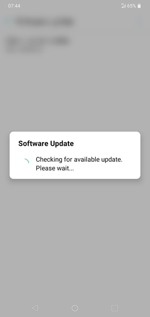 Wait for the search to finish