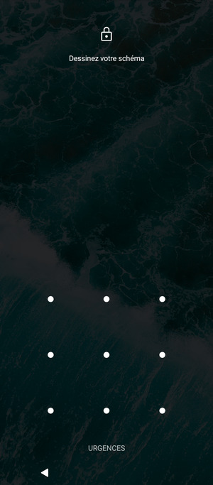Votre téléphone est maintenant sécurisé par un écran de verrouillage
