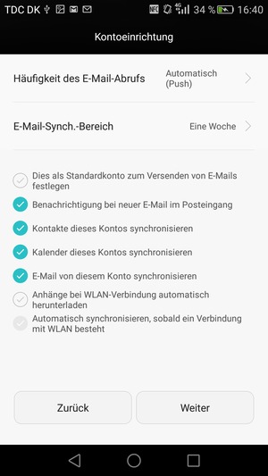 Wählen Sie Weiter