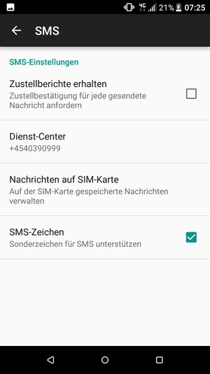 Wählen Sie Dienst-Center