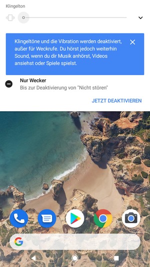 Drücken Sie erneut für Lautlos-Modus