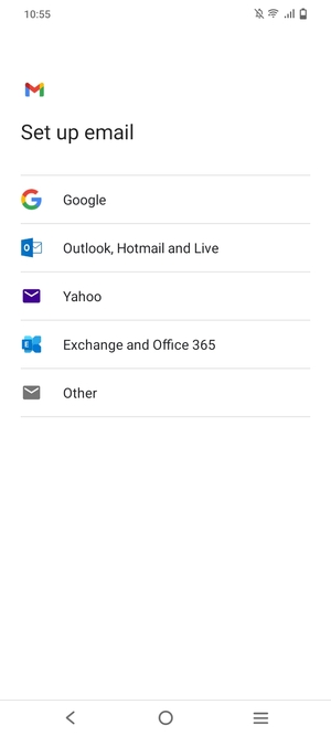 Select Outlook, Hotmail and Live