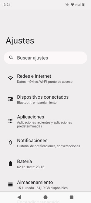 Seleccione Redes e Internet