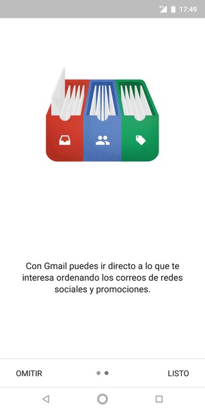 Seleccione LISTO